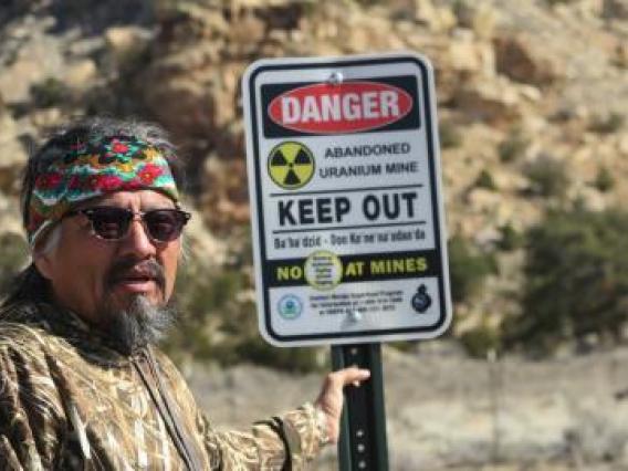 Abandoned uranium mine Blue Gap, Arizona