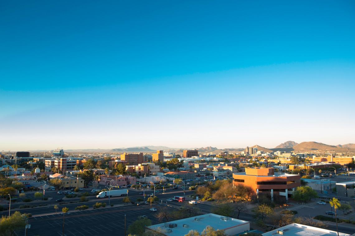 Landscapes of the UA Campus and Tucson.